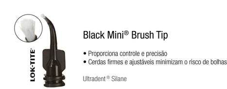 Black Mini Brush Tip